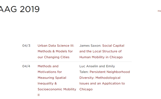 CSDS AT AAG 2019