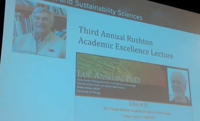 LUC ANSELIN PRESENTS LISA AT 21